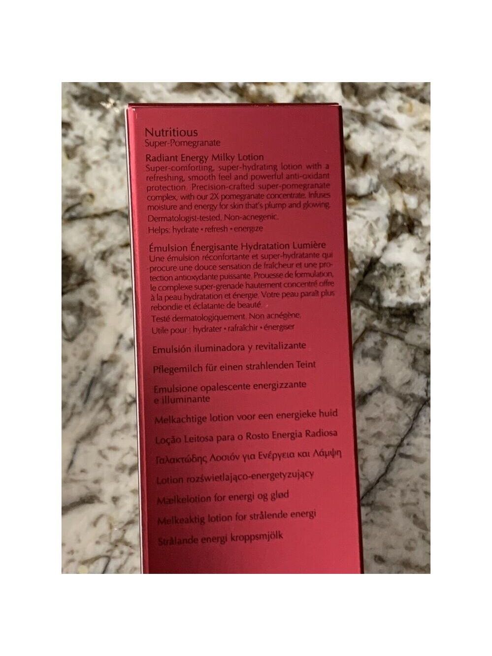ESTEE LAUDER Nutritious Super Pomegranate Milky Lotion 3.4oz - New Box - Picture 3 of 6